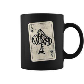 Ace Of Spades We're All Mad Here Alice In Wonderland Tassen - Seseable