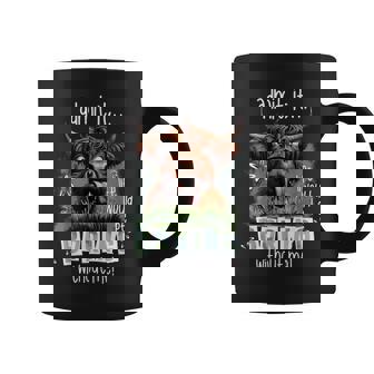 Admit It Life Would Be Boring Without Me Highland Cow Coffee Mug - Monsterry