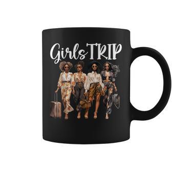 African American Sistas Together Traveling Girls Trip Coffee Mug | Seseable UK