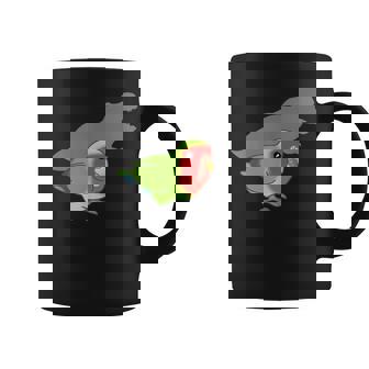 Agapornis T-Rex Shadow Loro Agaporniserde Amante De Los Pájaros De Compañía Taza de café - Regaloses