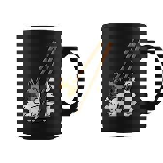 Akita Sushi Dog Graphic Print Coffee Mug - Monsterry