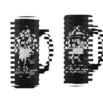 Alaska Moose Vintage Coffee Mug - Monsterry