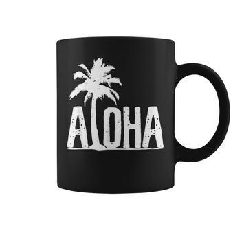 Aloha Beach Summer Palm Trees Hawaii Surfer Tassen - Geschenkecke