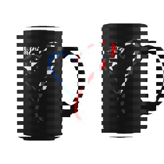 America Heart American Flag 4Th Of July Usa Patriotic Coffee Mug | Mazezy