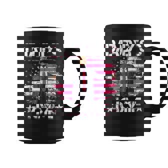 American Flag Daddy's Home Trump 2024 Patriotic Coffee Mug - Seseable