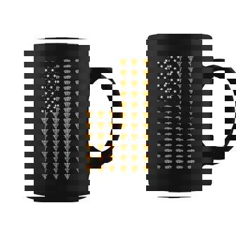 American Flag Pizza Food Usa Patriotism Patriot Veteran Coffee Mug - Monsterry