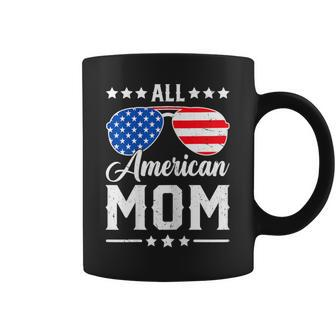 All American Mom 4Th Of July Patriotic Usa Matching Coffee Mug - Monsterry UK