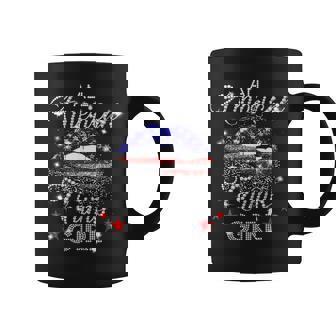All American Trump Girl Mouth Diamond Coffee Mug - Monsterry