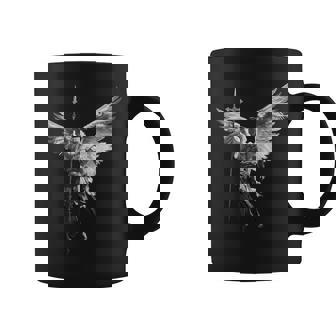 Ange De Dieu Michael Archange Avec Croix De Lance Et Ailes Tasse - Cadeauxyz