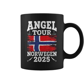 Angel Tour Norway 2025 Fishing Team Norway Flag Angler Tassen - Geschenkecke