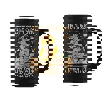 Animal Cat Making Biscuits Funny Cat Lovers Graphic Print Coffee Mug - Monsterry