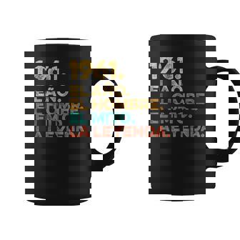 Año Hombre Mito Leyenda Cumpleaños Regalointage 1961 Taza de café - Regaloses