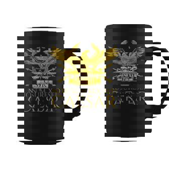Antigua Roma Non Sum Rex Sed Caesar Historia Romana Latín Taza de café - Regaloses