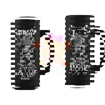 Apparently I Have An Attitude Who Knew Sarcasm Highland Cow Coffee Mug - Thegiftio