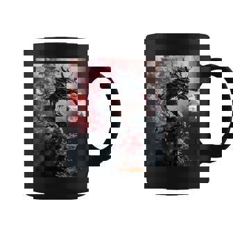 Art Sur Le Thème Du Dragon Japonais Mignon Tasse - Cadeauxyz