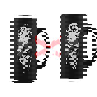 Aspa Cruz Borgoña Y Guerrero Espartano Spartan Motivacion Taza de café - Regaloses