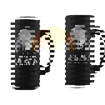 Atlanta Skyline City Vintage Baseball Lover Coffee Mug - Thegiftio UK