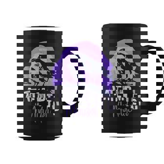 Attempted Murder Cuervos Retro Luna Wiccan Pagan Divertido Taza de café - Regaloses
