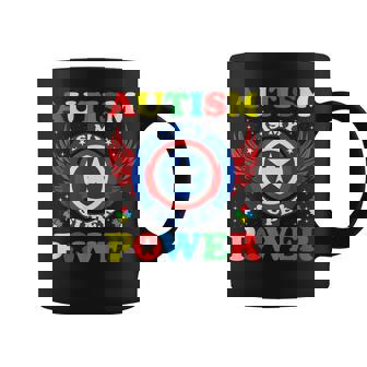 Autism Is My Superpower Awareness Month Super Hero Sign Coffee Mug - Thegiftio UK