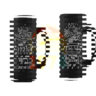 Awesome Since August 1974 Vintage 50Th Birthday Coffee Mug - Seseable
