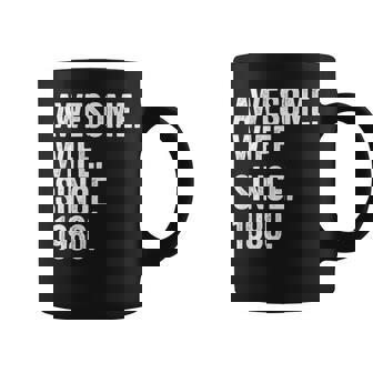 Awesome Wife Since 1980 44 Aniversario De Boda 44 Años Taza de café - Regaloses