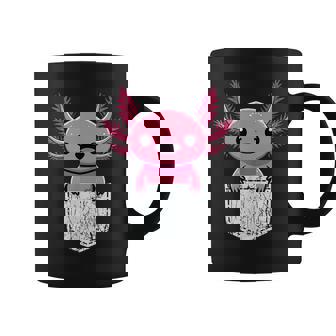 Axolotl Cute Kawaii Pocket Axolotl Coffee Mug | Mazezy