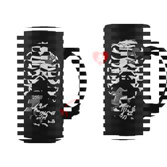 Baby Pregnancy Halloween Skeleton Xray Pirate Boy Pregnant Coffee Mug - Monsterry