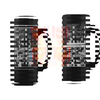 Badass Trump 45 47 Photobooth Icon President Trump Portrait Coffee Mug | Mazezy