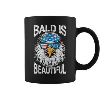 Bald Is Beautiful 4Th Of July Independence Day Bald Eagle Coffee Mug - Monsterry