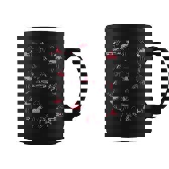 Ballet Dance Steps Pink Pattern Girly Ballerina Dancer Coffee Mug - Monsterry