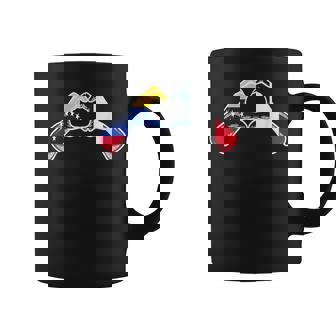 Bandera Deenezuela Francia Corazón Francésenezolano Taza de café - Regaloses