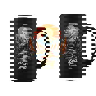 Banff Canadian National Park Retro Souvenir Coffee Mug | Seseable CA