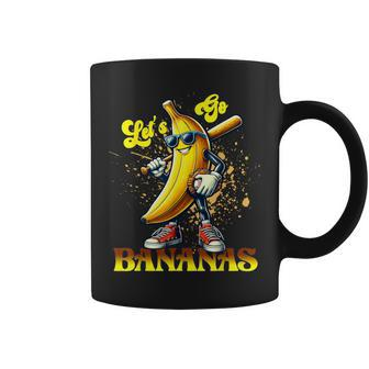 Baseball Let's Go Bananas Coffee Mug - Monsterry DE