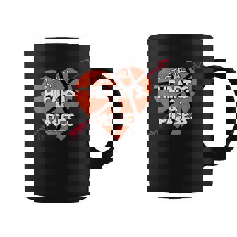 Basketball Player Heart Valentines Day Coffee Mug - Monsterry