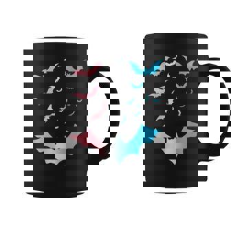 Bats Spooky Goth Trans Pride Subtle Transgender Lgbtq Lgbt Coffee Mug - Monsterry