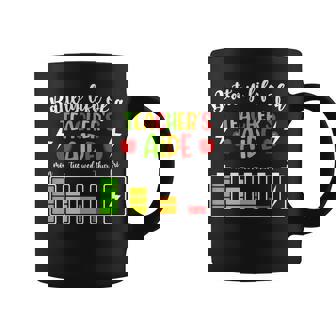 Battery Life Of A Teacher's Aide Teaching Assistant Coffee Mug - Thegiftio UK
