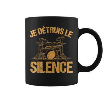 Batteur Drôle Batterie Je Détruis Le Silence Drummer Tasse - Cadeauxyz