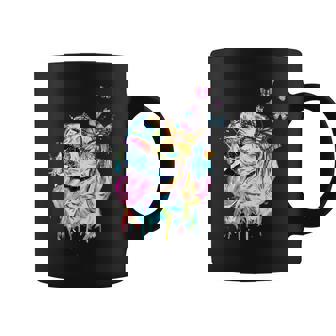 Beagle Splash Art Butterflies Dog Lover Graphic Print Coffee Mug - Monsterry