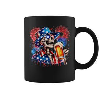 Beer American Flag 4Th Of July Merica Drinking Usa Women Coffee Mug - Monsterry UK
