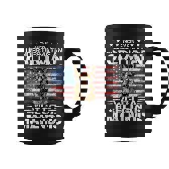 Belgian Malinois Dog Breed Never Underestimate An Old Man Coffee Mug - Monsterry