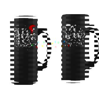 Believe Christmas Santa Claus Pajamas Family Reunion Xmas Coffee Mug | Seseable UK