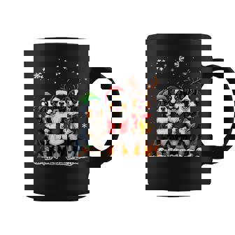 Bernese Mountain Dog Christmas Dogs Santa Reindeer Elf Coffee Mug - Thegiftio UK