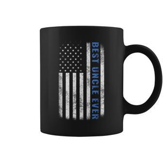 Best Uncle Ever Vintage American Flag Father's Day Coffee Mug - Monsterry CA