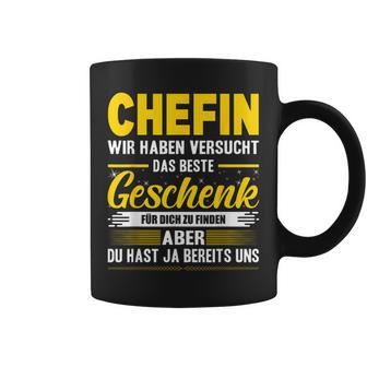 Beste Chefin Der Welt Arbeit Saying Du Hast Ja Bereits Uns S Tassen - Geschenkecke