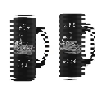 Never Better Skeleton Coffin Skull Halloween Dark Coffee Mug - Thegiftio
