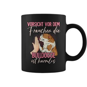 Beware Of The Frauchen Bulldog Tassen - Geschenkecke