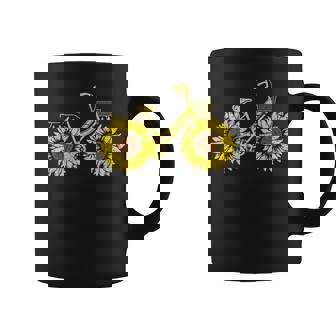 Bicycle On Left Chest Cycling Bike Coffee Mug - Monsterry