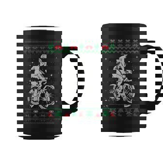 Bicycle Ugly Christmas Sweater Ride Bike Cyclist Coffee Mug - Monsterry