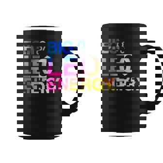 Big Leo Energy Zodiac Sign Drip Birthday Vibe Coffee Mug - Thegiftio UK