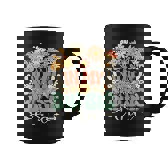 In My Big Sis Era Floral Hippie Groovy Retro Daisy Sister Coffee Mug | Seseable UK